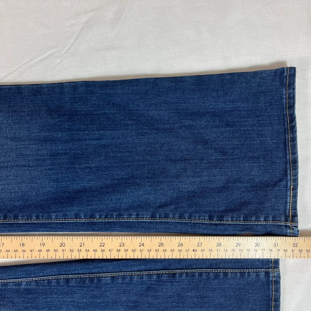 Denizen Levi's Bootcut Jeans Women 12M 31x32 Dark Wash Mid Rise Stretch